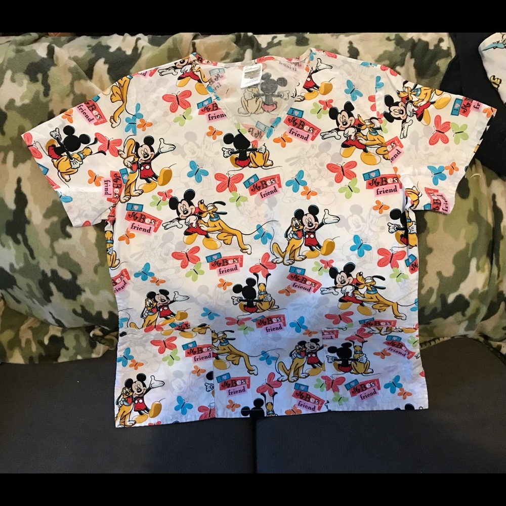 COPY - Mickey Mouse scrub top